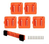 Portabatterie progettato per LBXR20 e LB20 per batterie da 20 V per massimizzare lo spazio in officina e l'accessibilità degli utensili (5 pezzi)