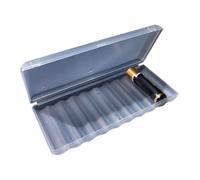 Portabatterie - Scatola portaoggetti con coperchio | Valigetta per batteria portatile per viaggi o casa, mantiene le batterie pulite, asciutte e sicure | Contenitore protettivo compatto, facile da SOR