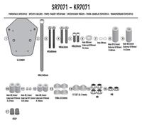 Portabauletto per bauletto MONOLOCK SYM JET 14 EVO 125-200 E5+ (24) GIVI SR7071