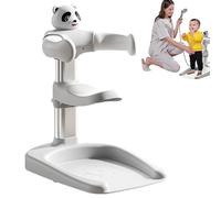 Portabebè da doccia - alla stazione in piedi per il bagno dei bambini, in altezza regolabile e pieghevole, con base antiscivolo per bambini 0-36 mesi, per bagno e viaggio