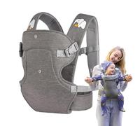 Portabebés - Algodón, Transpirable, Soporte Suave, Correa Ajustable, Bandolera Convertible | Asiento De Cadera Para Bebés Con Cinturón Acolchado Para Paseo Compras Viajes Toda Temporada Comodidad Bebé