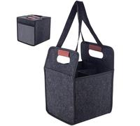 Portabevande con Manico Borsa Pieghevole Organizer Per Trasporto Caffè E | Porta Bicchieri Termico Con Manico Per Consegne Cibo, Auto, Crociere, Picnic, Feste, Spesa, Outdoor E Pendolarismo