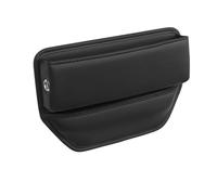 Portabevande Console Centrale Per La Tasca Portaoggetti Interna Dell'auto In Pelle L'organizzatore Degli Spazi Sedili La Console Multifunzione Portabicchieri Portabottiglie(Basic-Black)