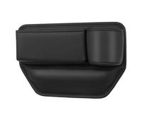Portabevande Console Centrale Per La Tasca Portaoggetti Interna Dell'auto In Pelle L'organizzatore Degli Spazi Sedili La Console Multifunzione Portabicchieri Portabottiglie(Black-Right)