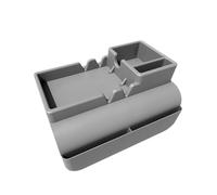 Portabevande da divano, in silicone, standard, 570 g, 48 x 30 x 5 cm, antiscivolo, organizer per divano con tasca laterale, per riporre bevande, posizionamento del telefono, scrivania da viaggio