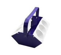 Portabevande da viaggio per birra - Portabevande a 6 scomparti, ṕortabevande portatile con maniglia, scomparto termico isolato, contenitore refrigerante per bevande, ideale ṕer viaggi all'aperto, camp