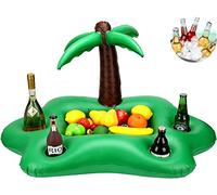 Portabevande gonfiabili per piscina,Portabibite Gonfiabile, Palma Gonfiabile, 90x55x55cm galleggianti per piscina,