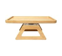 Portabevande Per Divano Organizzatore Pieghevole Antiscivolo In Legno Da | Vassoio Portatile Bracciolo Divano per Bibite, Cibo, Colazione, Spuntini, Divano, Sofà, Letto, Como Legno naturale