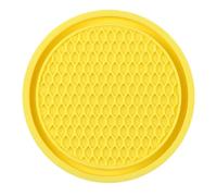 Portabevande Per Sottobicchieri Auto Da Viaggio Inserti Antiscivolo Interni Di Veicoli Portabicchieri Console Centrale(Yellow)