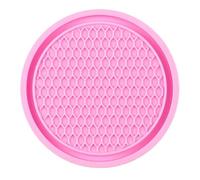 Portabevande Per Sottobicchieri Auto Da Viaggio Inserti Antiscivolo Interni Di Veicoli Portabicchieri Console Centrale(Pink)