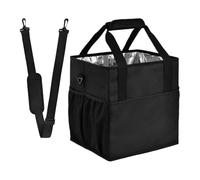 Portabevande - Portabevande con tasche multiple, divisori regolabili e tracolla | Robusta borsa porta bevande per un facile trasporto, spalline isolate per caffè, succhi di frutta, birra e cosa