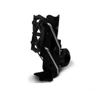 Portabevande regolabile a 360° con ABS e morsetto in alluminio per montaggio sul manubrio, compatibile con moto, scooter e per bottiglie d'acqua e tazze, ciclismo all'aperto (nero)