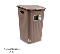LINEA ELEGANCE PORTABIANCHERIA TORTORA 50lt