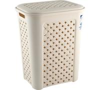Cesto Portabiancheria Plastica 50 Lt 43 x 33 x 55 cm Angora Tontarelli
