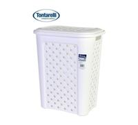 Portabiancheria effetto vimini per bagno 50 LT secchio per biancheria Arianna