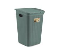 Portabiancheria elegance forest green recycled 50LT Stefanplast
