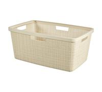 Portabiancheria jute basket bianco cm50x39x25h