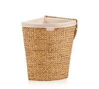 Portabiancheria porta biancheria angolare petto Eckwäsche cestino in giacinto d' acqua, per piccoli spazi, Größe 1: B42 x T30 x H49cm