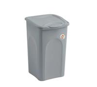 Stefanplast Porta biancheria Plastica (50Lt) PRIMAVERA Stone grey 70237