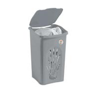 Portabiancheria primavera 50LT traforato stone grey Stefanplast
