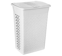 Cesto per bucato rettangolare BranQ Cotton 55L per ambiente asciutto casa