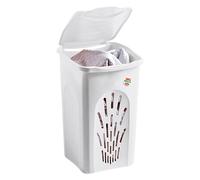 PORTABIANCHERIA 'TRAFORATO' Lt. 50 cm 37 x 37 x H 56 bianco