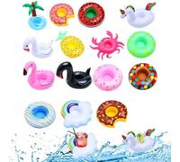 Portabibite Gonfiabile Portabevande Gonfiabile Gonfiabili Piscina Portabicchieri Sottobicchieri Gonfiabili Portabicchieri Gonfiabili Galleggianti per Piscina per Festa in Piscina sulla Spiaggia 15 PCS