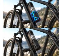 Portabicchere e portaborraccia per motocicletta e bicicletta, supporto universale per manubrio per bevande, portaborraccia regolabile, adatto per bicicletta, scooter, bici elettrica, motocicletta, mou