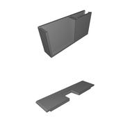 Portabicchiere a Clip per Poltrona IKEA Poang Bracciolo Angolo 8 Gradi 3D