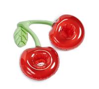 Portabicchiere Gonfiabile Porta Bevande Gonfiabili a Forma di Ciliegia, Supporto per Bere Piscina Galleggia per Feste e Giocattoli Acquatici per