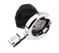 Portabicchiere Per Manubrio 7/8" Eurowagens Chrome Con Supporto Bevande A Rete