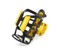 Portabicchiere per moto Supporto Per Staffa Per Tazza Per Bevande Per Paraurti Per Moto Manubrio Per Bottiglia D'acqua Per ZONTES 703F Adventure F703 ZT 703 F(Jaune)