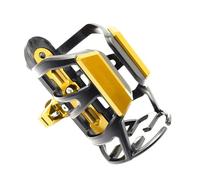 Portabicchiere per moto Universale Bevanda Bottiglia Di Acqua Gabbia Bere Supporto Tazza Per HONDA Per Africa Twin CRF1100L CRF1000L CRF 1000 1100 XRV750 XRV 750(Jaune)
