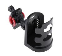 Portabicchiere Universale Per Manubrio Per Bike Scooter 55-75mm Nero