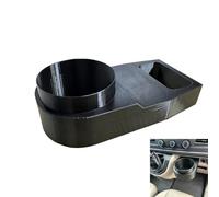 Portabicchieri adatto per V/W T6 Transporter (2015-2019), inserto in plastica nera, supporto per bevande accanto alla leva del cambio, portabicchieri da 20 cm per caffè, coca cola, bottiglia d'acqua