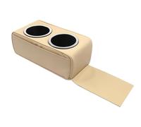 Portabicchieri aggiuntivo per 1 moderno portaoggetti in pelle, per divano, accessorio per auto, per cellulare, snack, telecomando, bottiglia d'acqua, camion, camper, berlina, barca, viaggio su strada