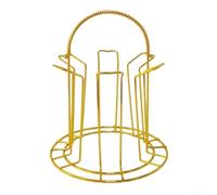 Portabicchieri capovolto in acciaio inossidabile per scolapiatti in vetro, compatibile con ambienti domestici e bar (oro)