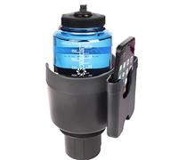 Portabicchieri da auto con base regolabile, adattatore 2 in 1 per portabicchieri da auto, organizer con supporto per telefono, adatto per borracce Hydro Flask, Yeti, Nalgene, grandi bottiglie da 32/4