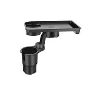 Portabicchieri da Auto Vassoio Universale Girevole A 360° Per Portabicchieri Da Auto Doppio Portabicchieri Regolabile Piatto Da Tavola Supporto Espandibile Per Risparmiare Spazio