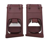 Portabicchieri da cruscotto 2 pezzi 25042561-TGK707 Inserto in plastica Portabicchieri per presa d'aria Portabicchieri pieghevole anteriore per Hilux Vigo dal 2005 al 2015 (Wine Red)