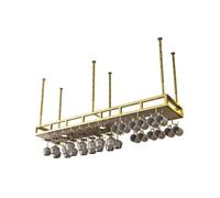 portabicchieri da soffitto Scaffale Portaoggetti Pensile for Bar Di Casa | Portabottiglie da soffitto regolabile for riporre il bar di casa(XXL)