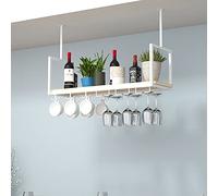 Portabicchieri da soffitto - Supporto per piante sospeso per interni, Portaoggetti galleggiante in stile europeo, Portabottiglie da parete per cucina/portabottiglie da esposizione, Mensola d