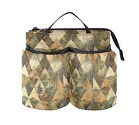 Portabicchieri da viaggio a mani libere geometrico retrò scena accessori da viaggio portabicchieri accessori da viaggio regalo viaggiatori del mondo