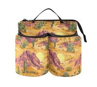 Portabicchieri da viaggio aggiornato Desert Camel Cactus Hot Mug Holder Bagagli Tenere Due tazze da caffè per viaggiatori in aereo