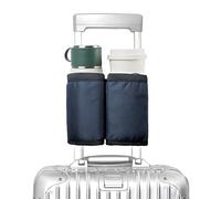 riemot Portabicchieri da viaggio Free Hand Drink Caddy - Porta due tazze da caffè - Adatto per manici roll-on - regali per il compagno di volo - Accessori per viaggiatori
