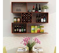 Portabicchieri da vino a parete a 3 livelli - Moderno supporto da appendere per bicchieri da vino ideale per la casa Ristorante e bar - Elegante decorazione di mensole per armadietti per vin