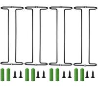 Portabicchieri da Vino da 4 Pezzi, Portabicchieri Sotto il Ripiano del Mobiletto con Porta Calici per Asciugatura Portabicchieri da Vino Portabicchieri Appendiabiti per Armadietto da Cucina Bar