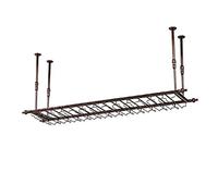 Portabicchieri da vino da appendere, scaffale sottosopra per la casa, regolabile in altezza