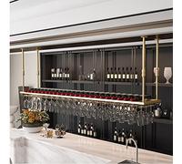 Portabicchieri da vino, da soffitto, per cucina, bar e ristorante, organizer e stendibiancheria