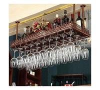 Portabicchieri da vino in ferro da appendere - Decorazione a soffitto capovolta per bar e ristoranti